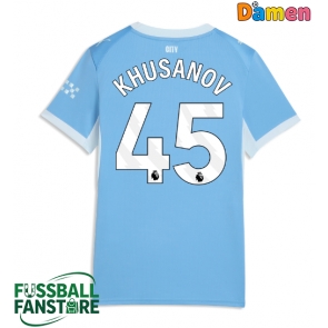 Manchester City Abdukodir Khusanov #45 Replik Heimtrikot Damen 2026-27 Kurzarm